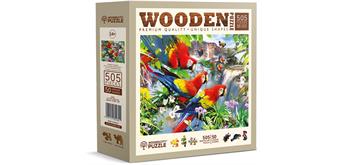 Wooden City - Puzzle Holz L Parrot Island 505 Teile