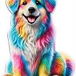 Wooden City Puzzle Holz L Rainbow Buddy Dog 250 Teile | Bild 2