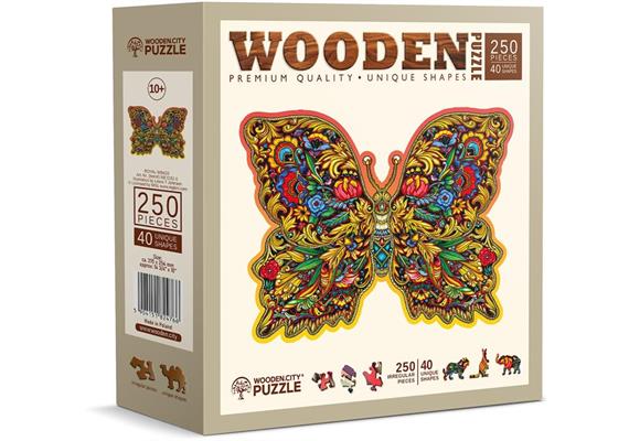 Wooden City - Puzzle Holz L Royal Wings 250 Teile