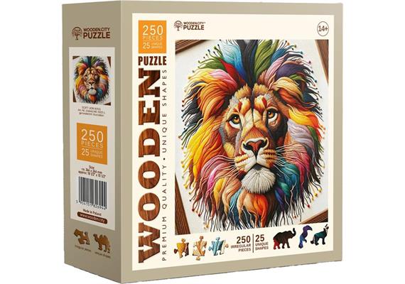 Wooden City Puzzle Holz L Soft Lion King 250 Teile