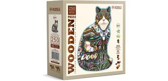 Wooden City - Puzzle Holz L The Jeweled Cat 250 Teile