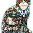 Wooden City - Puzzle Holz L The Jeweled Cat 250 Teile | Bild 2