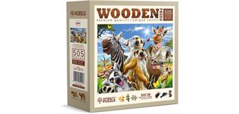 Wooden City - Puzzle Holz L Welcome to Africa 505 Teile