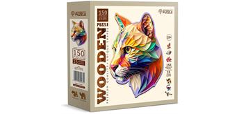 Wooden City - Puzzle Holz M Gaudy Cougar 150 Teile