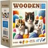 Wooden City Puzzle Holz M Kittens and Yarn 150 Teile