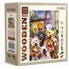 Wooden City - Puzzle Holz M Puppies in Paris 200 Teile