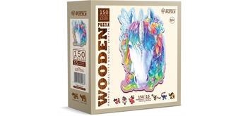 Wooden City - Puzzle Holz M Stylish Unicorn 150 Teile