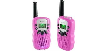 X4-TECH Walkie Talkie 2er Set pink