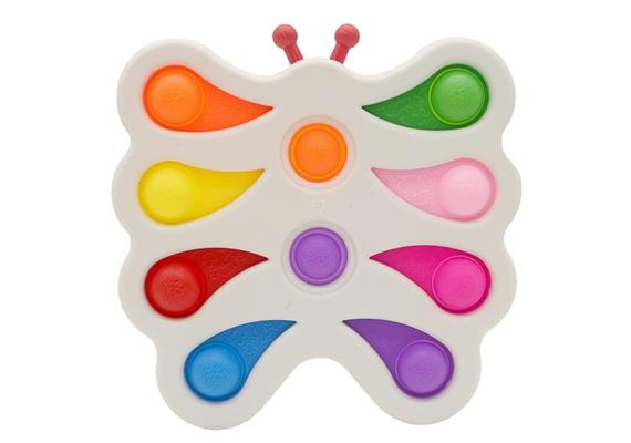 XL Fidget Pad Butterfly - 17 cm Weiss