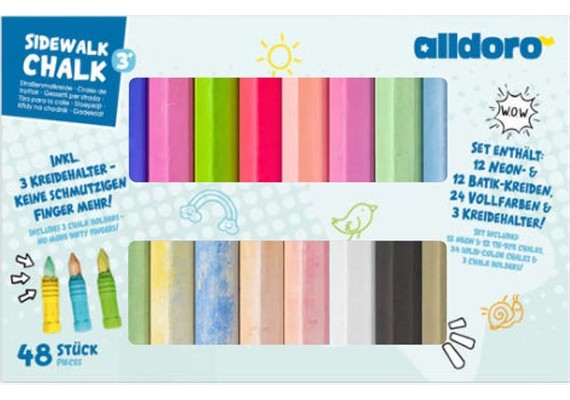 XXL Strassenmalkreide-Set (51-teilig)