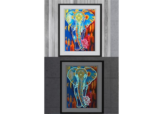 YGSM35 Diamond Painting Full Set Glow In the Dark 25 x 35 cm