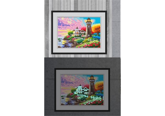 YGSM38 Diamond Painting Full Set Glow In the Dark 25 x 35 cm