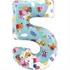 Zahlen-Folienballon Zahl 5 Peppa Pig 66 cm ohne Füllung